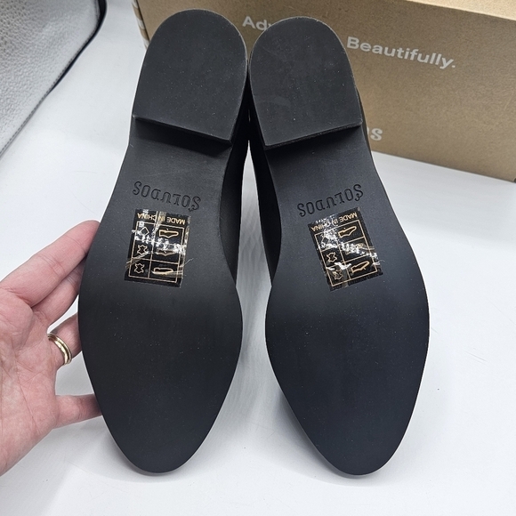 NWB Soludos marfa leather chelsea booties size 6.5 - Picture 6 of 13